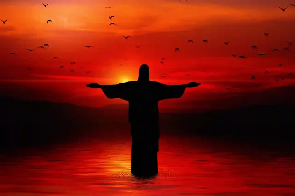 Christ sunset