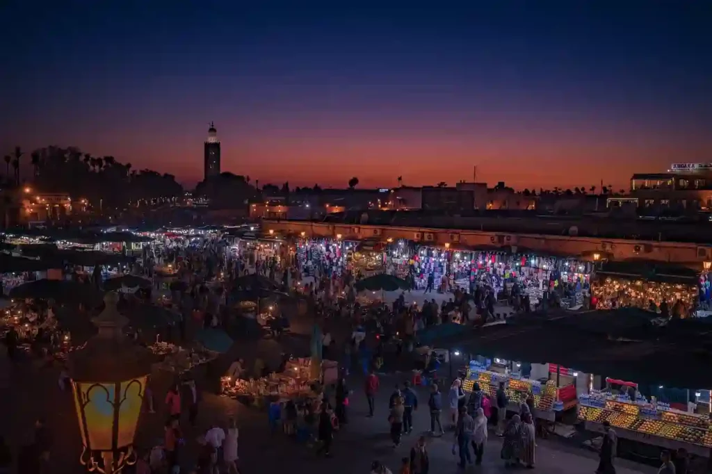 people shopping at marketplace