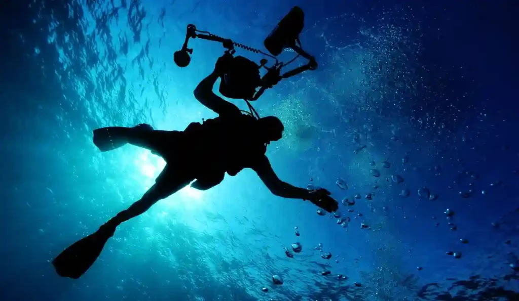 deep dive swimming