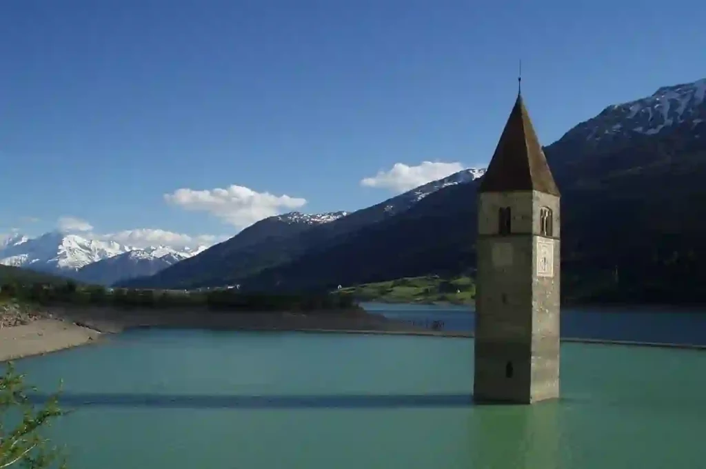 flooded church