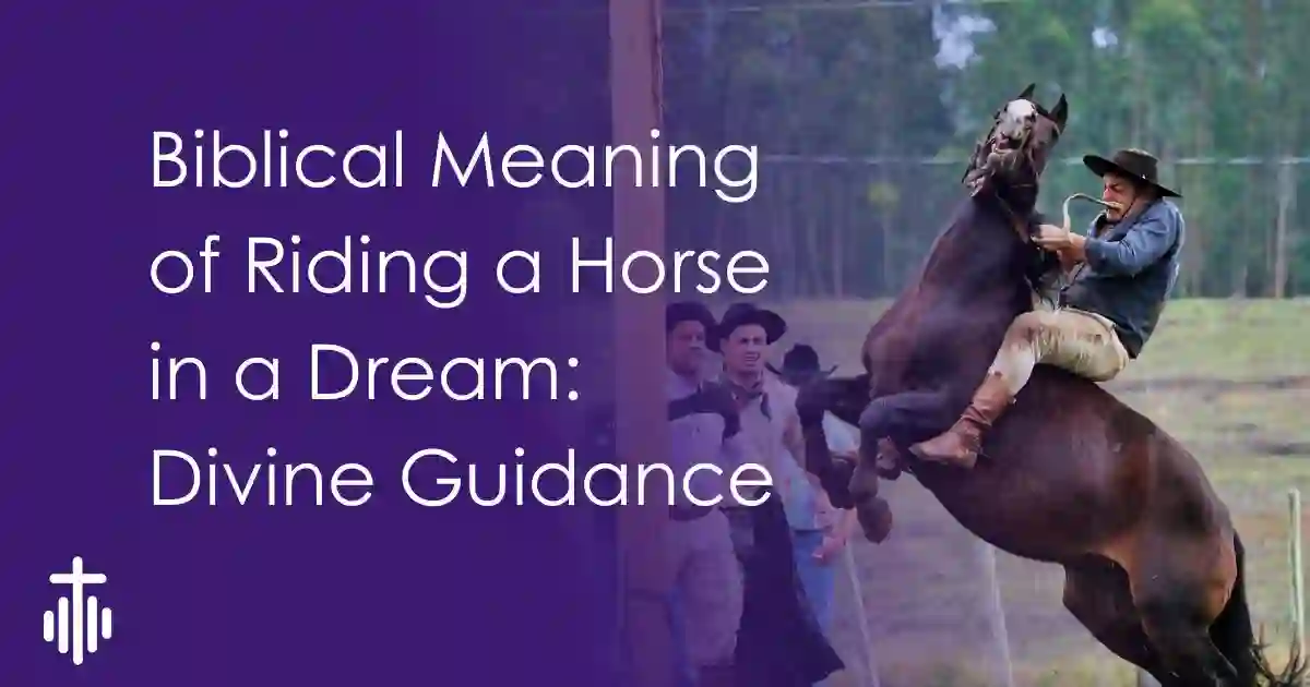 Biblical Meaning of Riding a Horse in a Dream: Divine Guidance